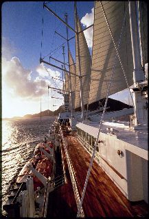 [A new port in the morning]